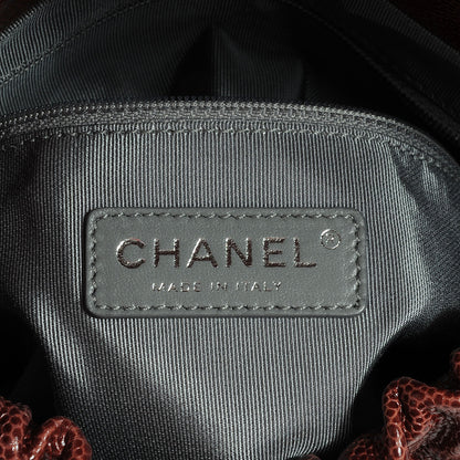 Chanel Caviar Quilted Medium Elastic Flap Bordeaux 7 of 8