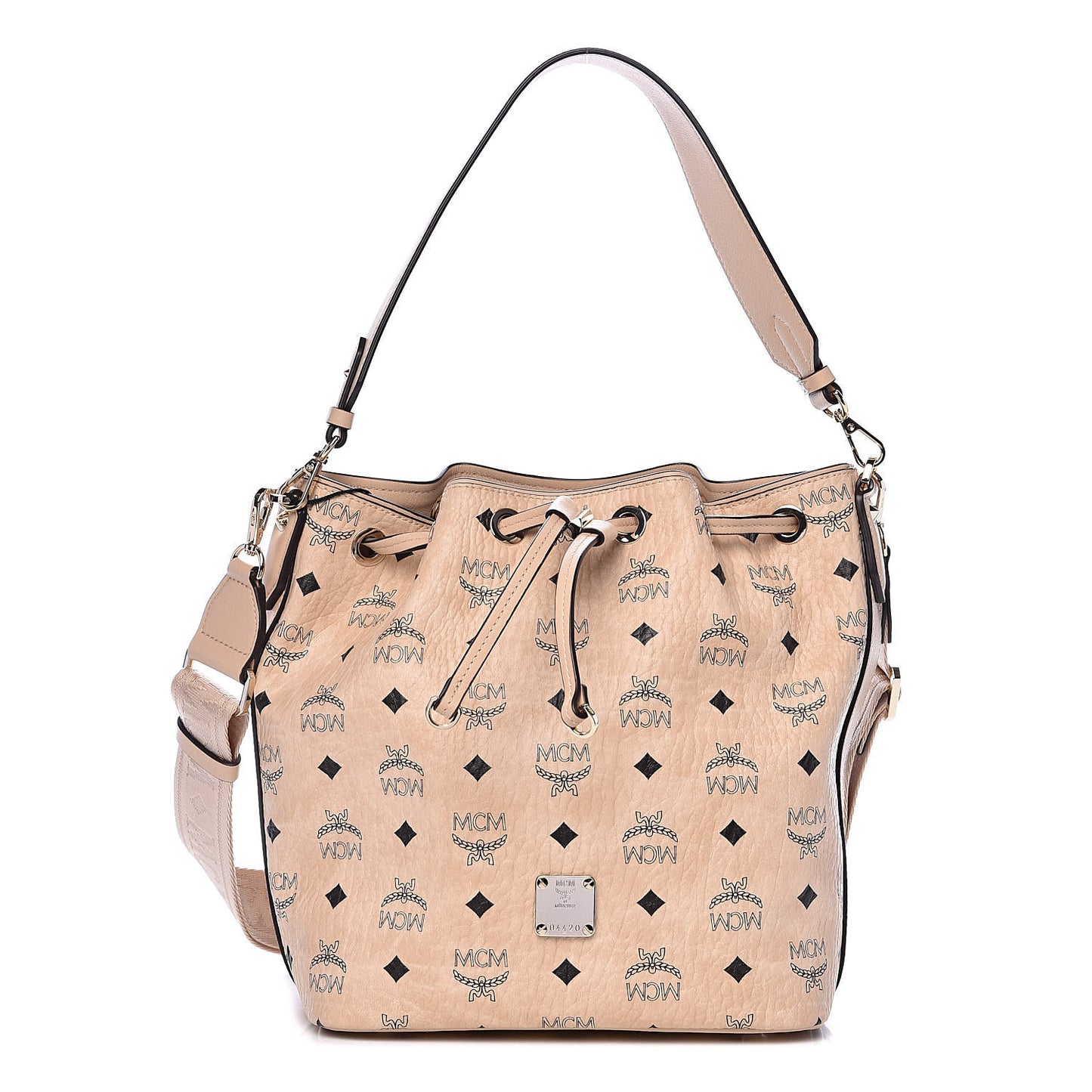 Visetos Essential Drawstring Bag Beige