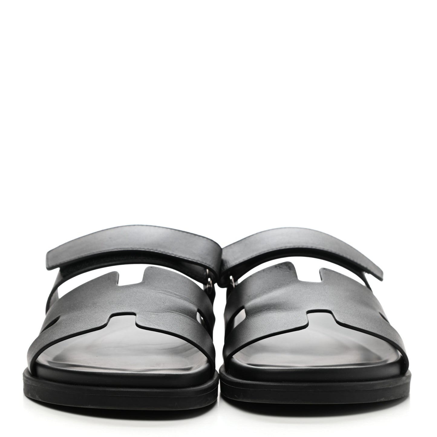 Calfskin Mens Chypre Sandals 43 Black