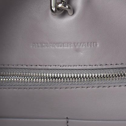 Alexander Wang Pebbled Calfskin Suede Chain Riot Tote Grey 5 of 8