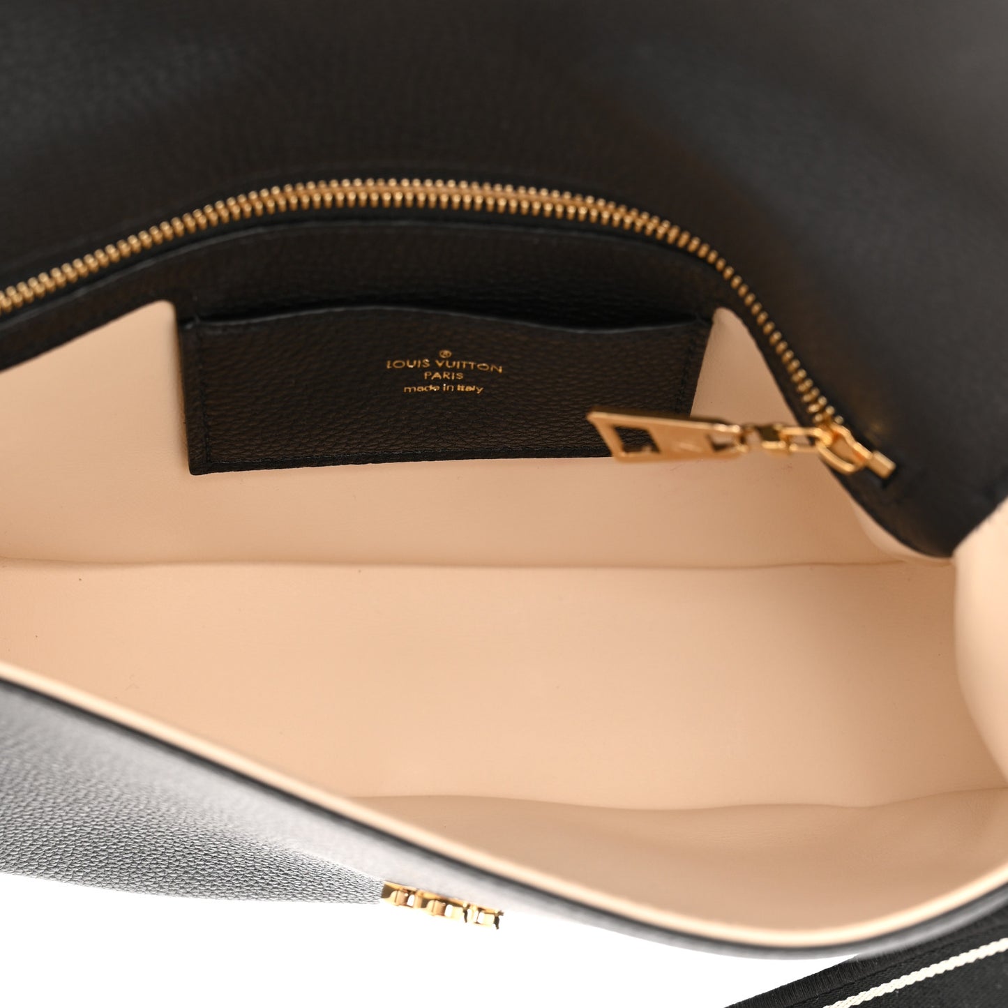Grained Calfskin LV Pont 9 Soft MM Black