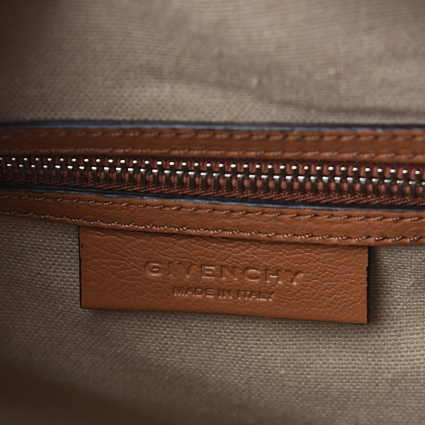 Sugar Goatskin Small Antigona Caramel