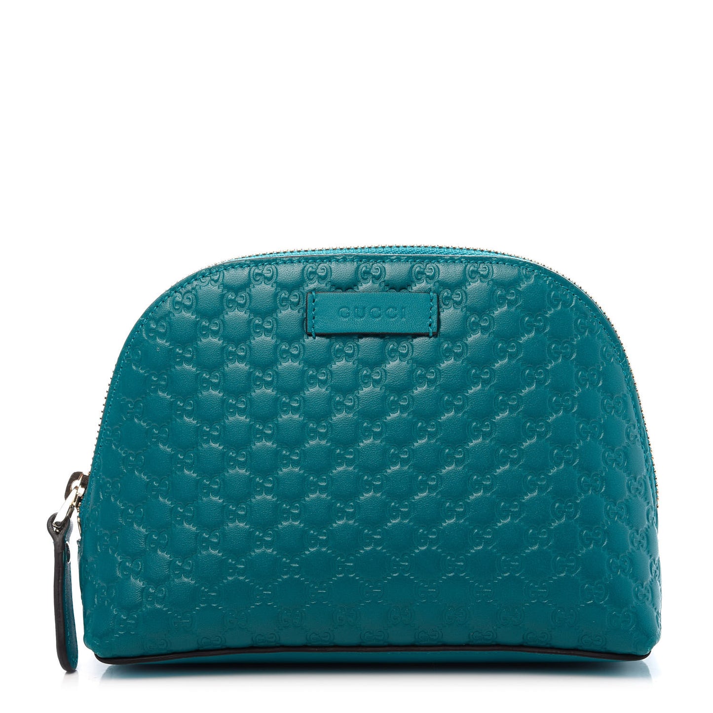 Microguccissima GG Cosmetic Case Deep Cobalt