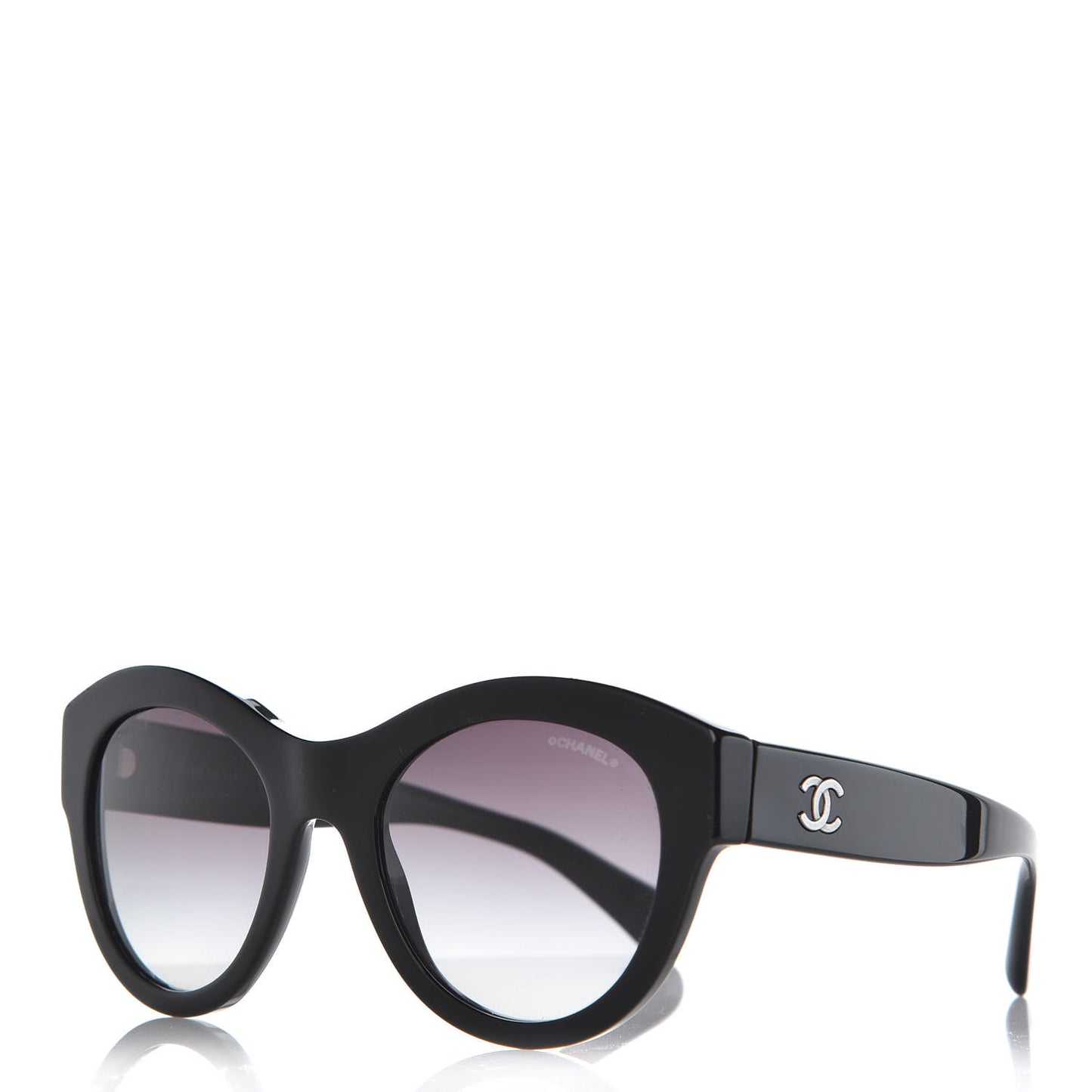 Acetate Butterfly Sunglasses 5371 Black
