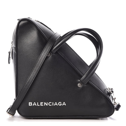 Balenciaga Calfskin S Triangle Duffle Black 1 of 9