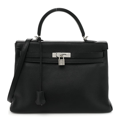 Hermes Togo Kelly Retourne 35 Black 1 of 14
