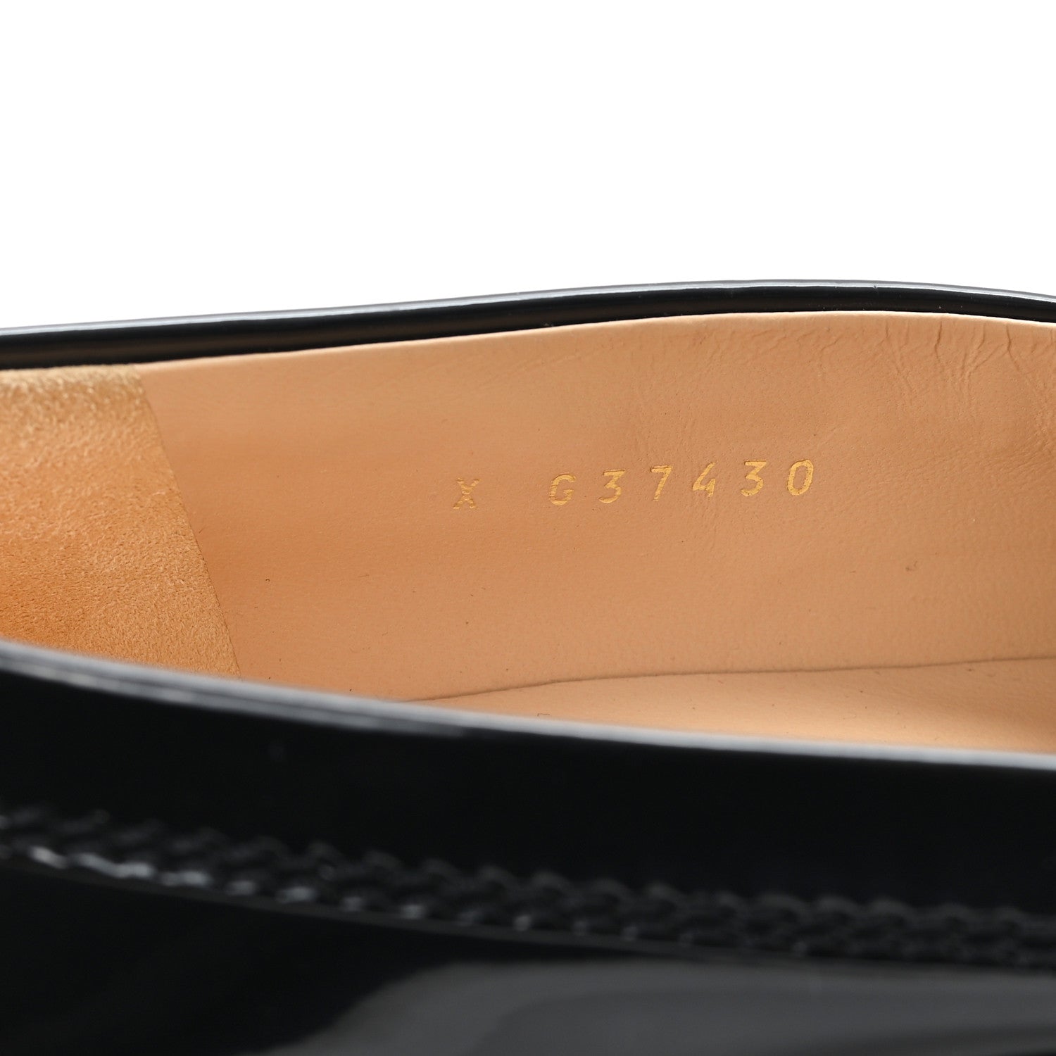 Chanel Shiny Calfskin Logo Loafers 39.5 Black 9 of 10