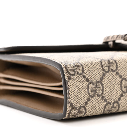 Gucci GG Supreme Monogram Mini Dionysus Chain Wallet Beige Taupe 9 of 11