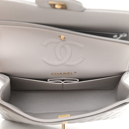 Chanel Caviar Quilted Small Double Flap Grey 5 of 11