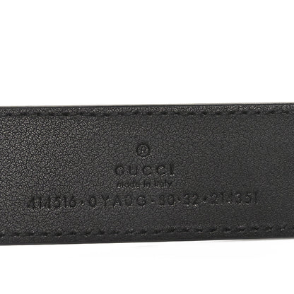 Gucci Calfskin Double G 30mm Belt 80 32 Black 3 of 3