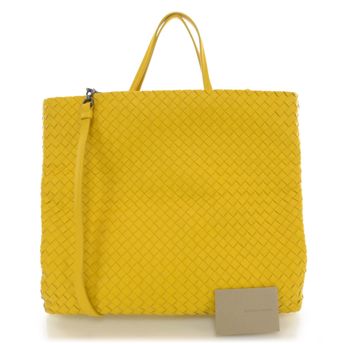 Nappa Intrecciato Fold Over Cross Body Bag Sunset