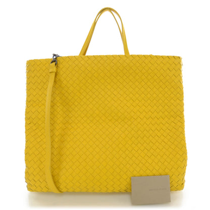Bottega Veneta Nappa Intrecciato Fold Over Cross Body Bag Sunset 3 of 8
