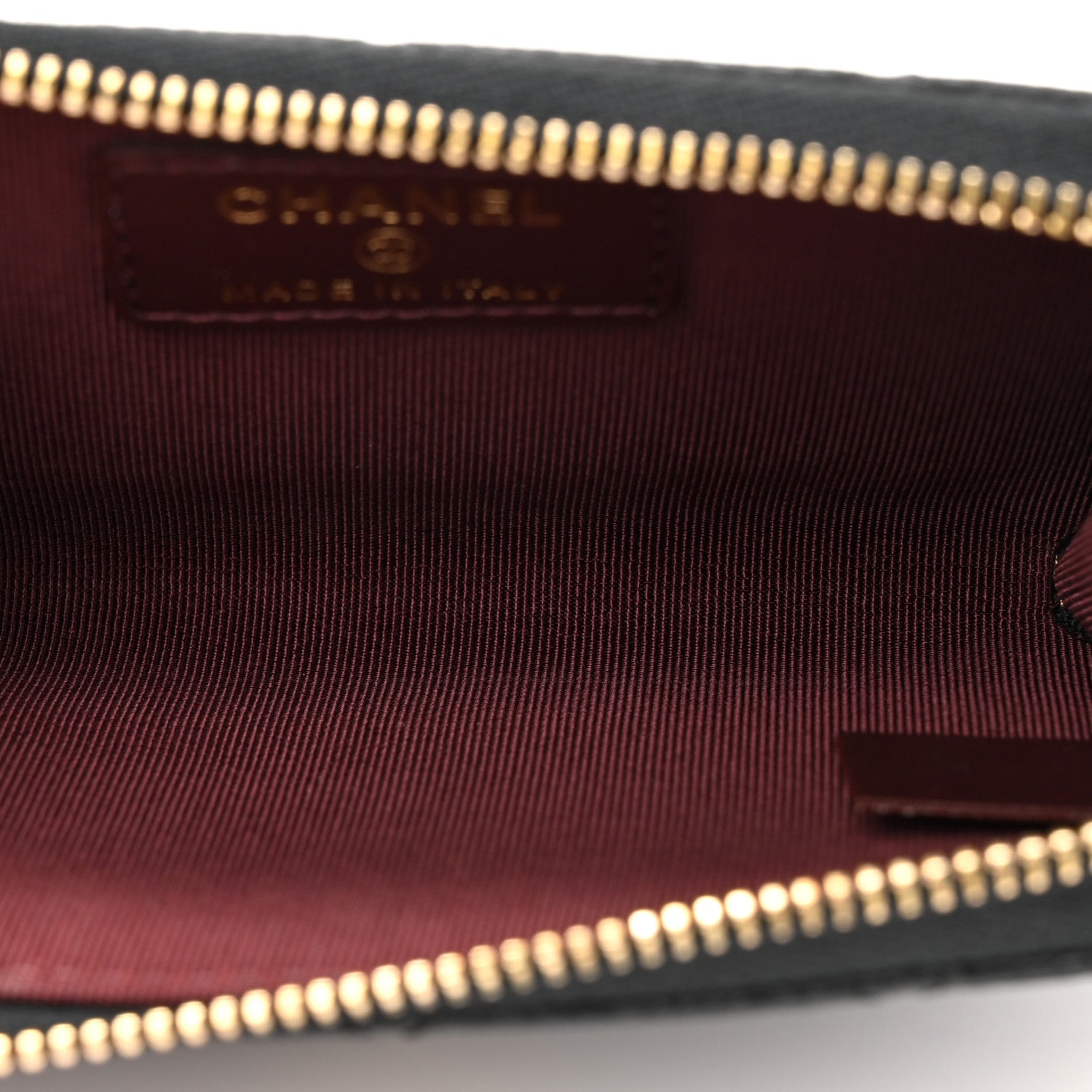Chanel Caviar Quilted Zip Coin Purse Black 5 of 8