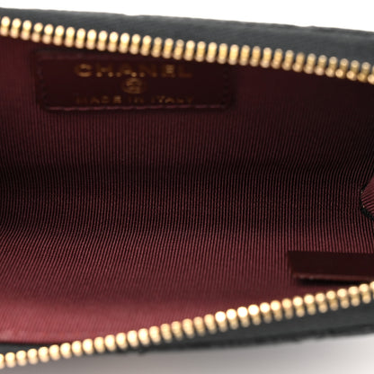 Chanel Caviar Quilted Zip Coin Purse Black 5 of 8