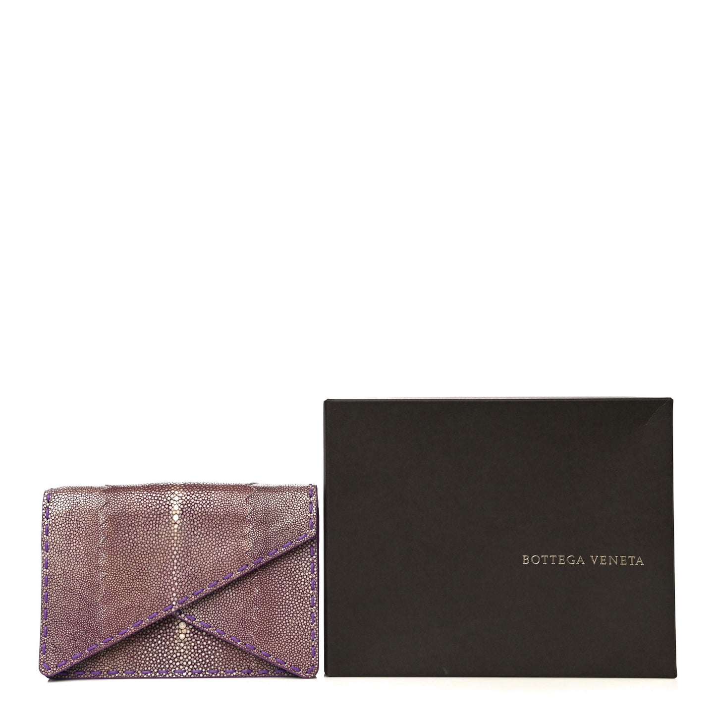 Stingray Piano Crisscross Clutch Purple