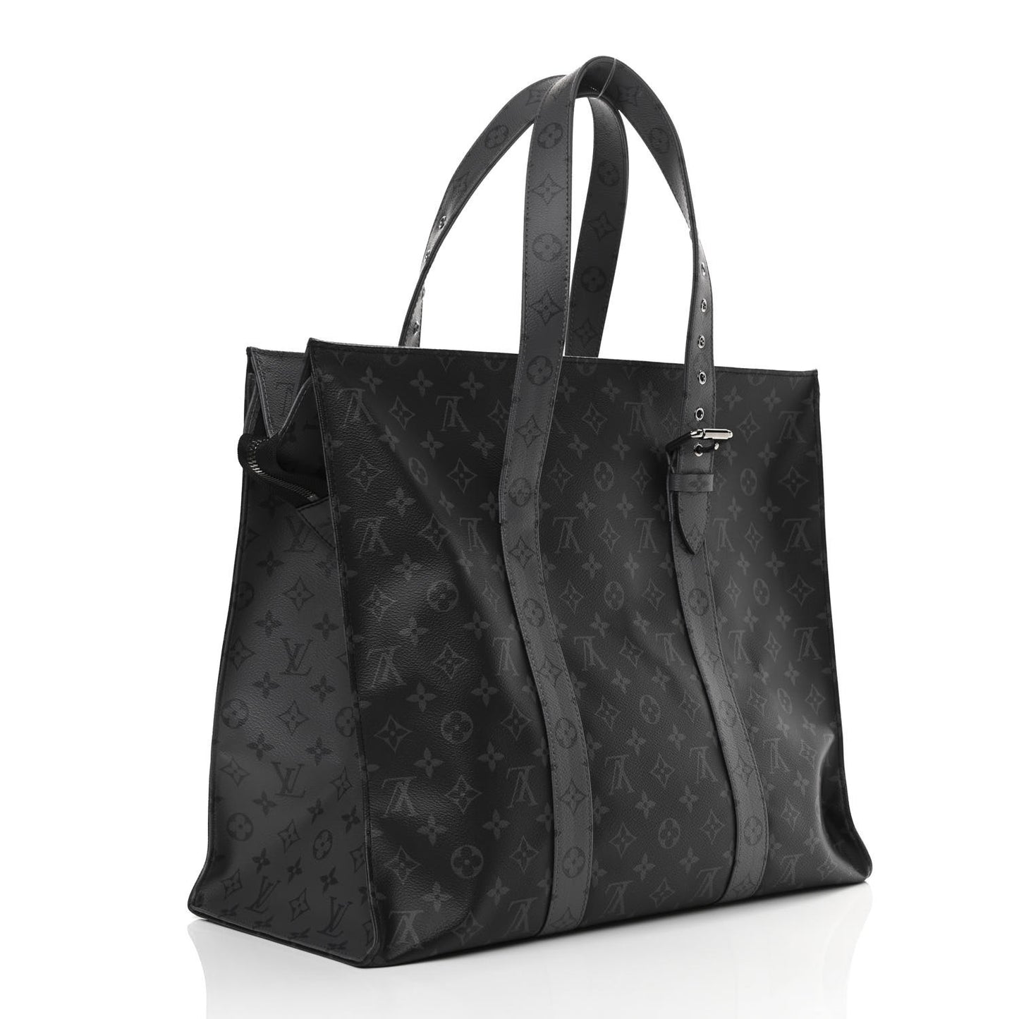 Monogram Eclipse Cabas Zippe GM Black
