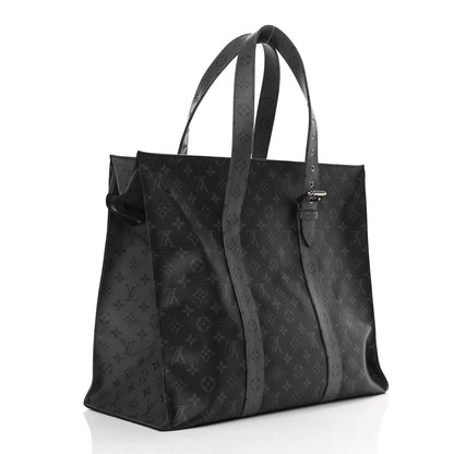 Louis Vuitton Monogram Eclipse Cabas Zippe GM Black 3 of 8