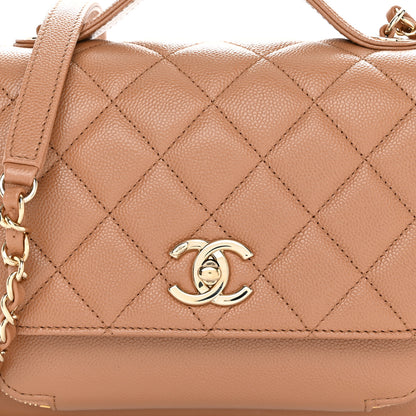 Chanel Caviar Quilted Medium Business Affinity Flap Brown 8 of 11