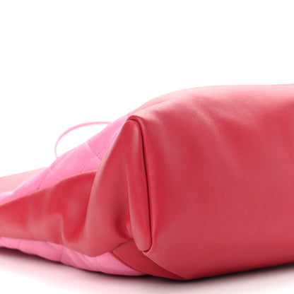 Chanel Lambskin Quilted Large 31 Shopping Bag Pink Light Red 9 of 11