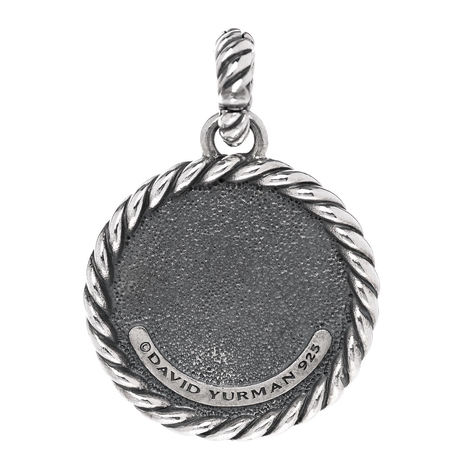 David Yurman Sterling Silver Cable Collectibles Initial Q Charm 3 of 4