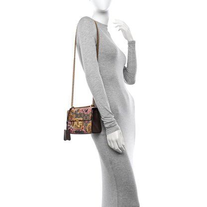 Gucci GG Supreme Monogram Bengal Small Padlock Shoulder Bag Beige Pink 2 of 14
