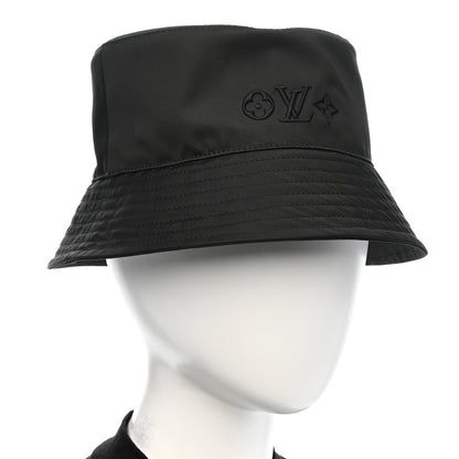 Louis Vuitton Nylon Reverse LV Move Bucket Hat S Black 2 of 9