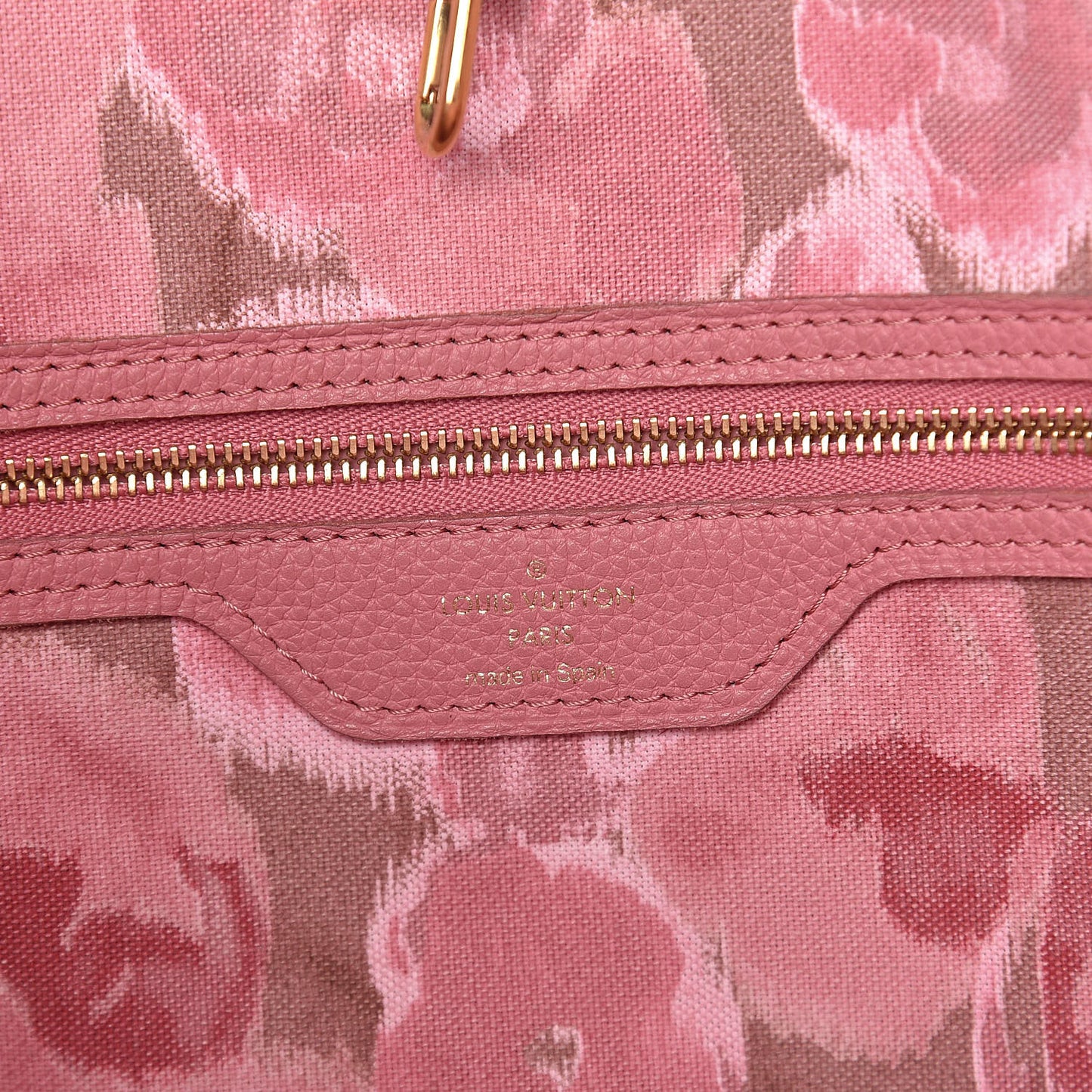 Monogram Articles de Voyage Ikat Neverfull MM Rose Velours