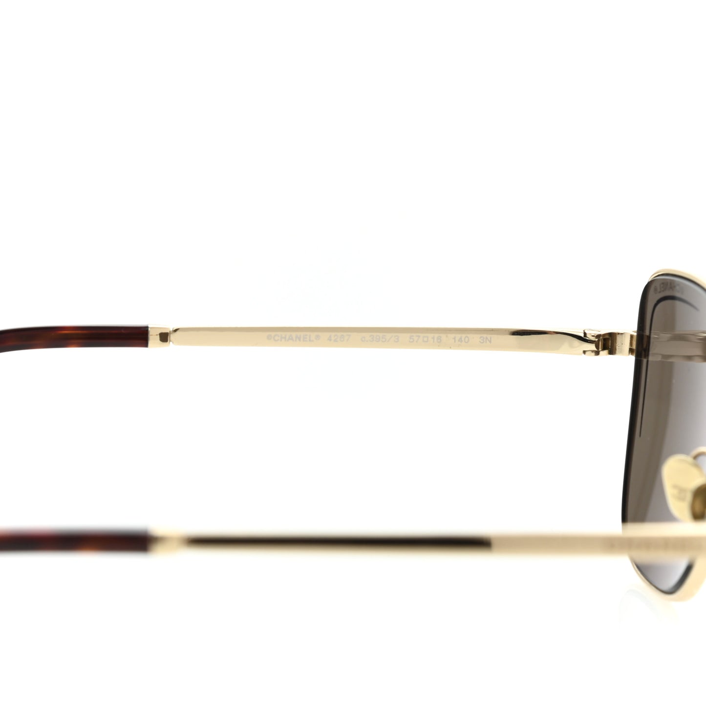 Metal Cat Eye Sunglasses 4267 Brown