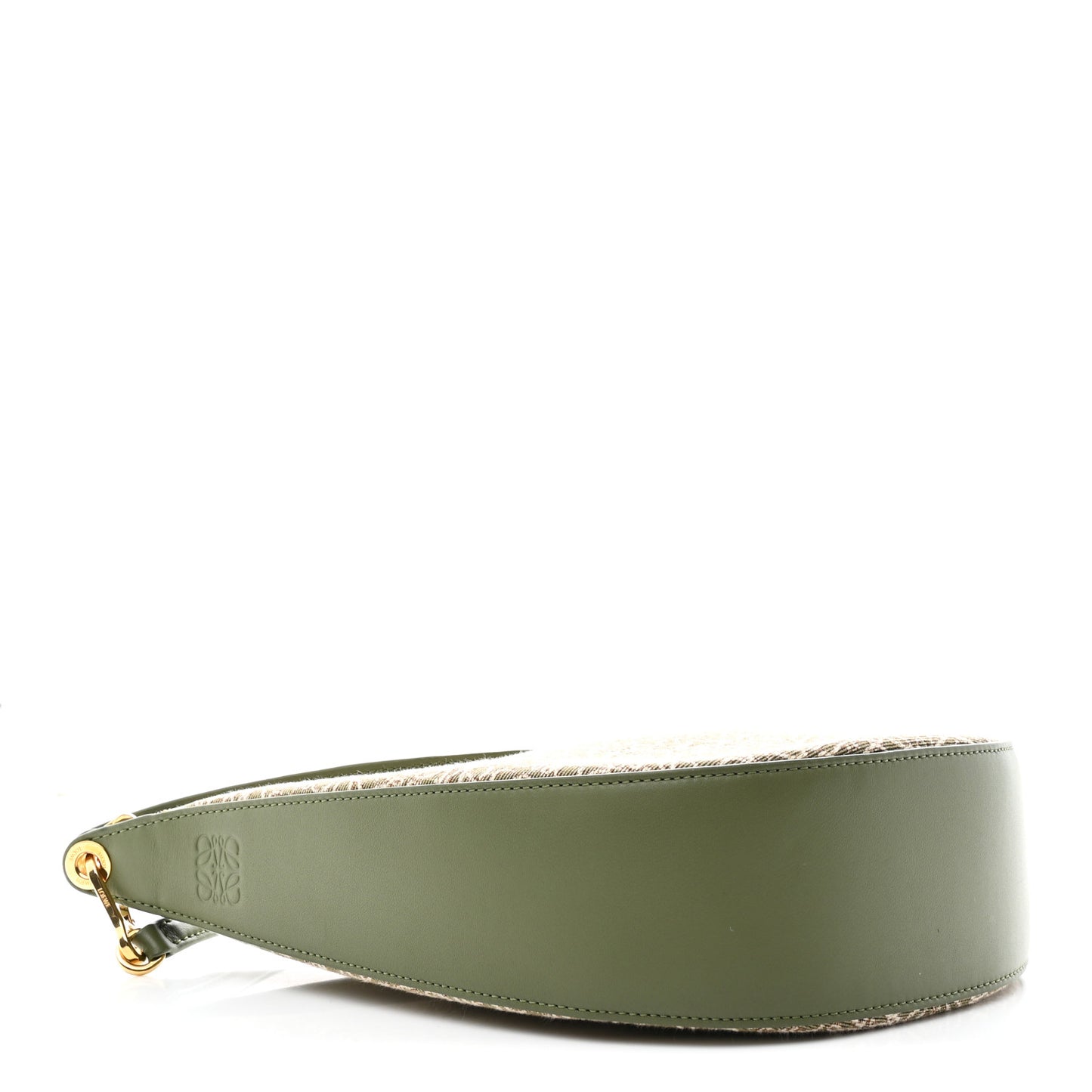 Jacquard Anagram Calfskin Luna Bag Avocado