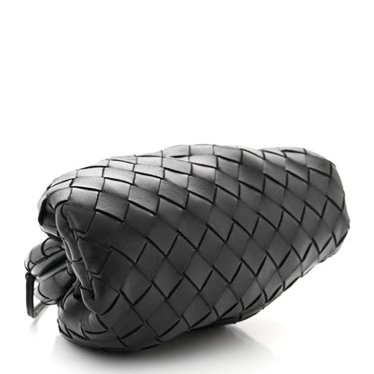 Bottega Veneta BOTTEGA VENETA Nappa Intrecciato The Mini Pouch Black 4 of 9