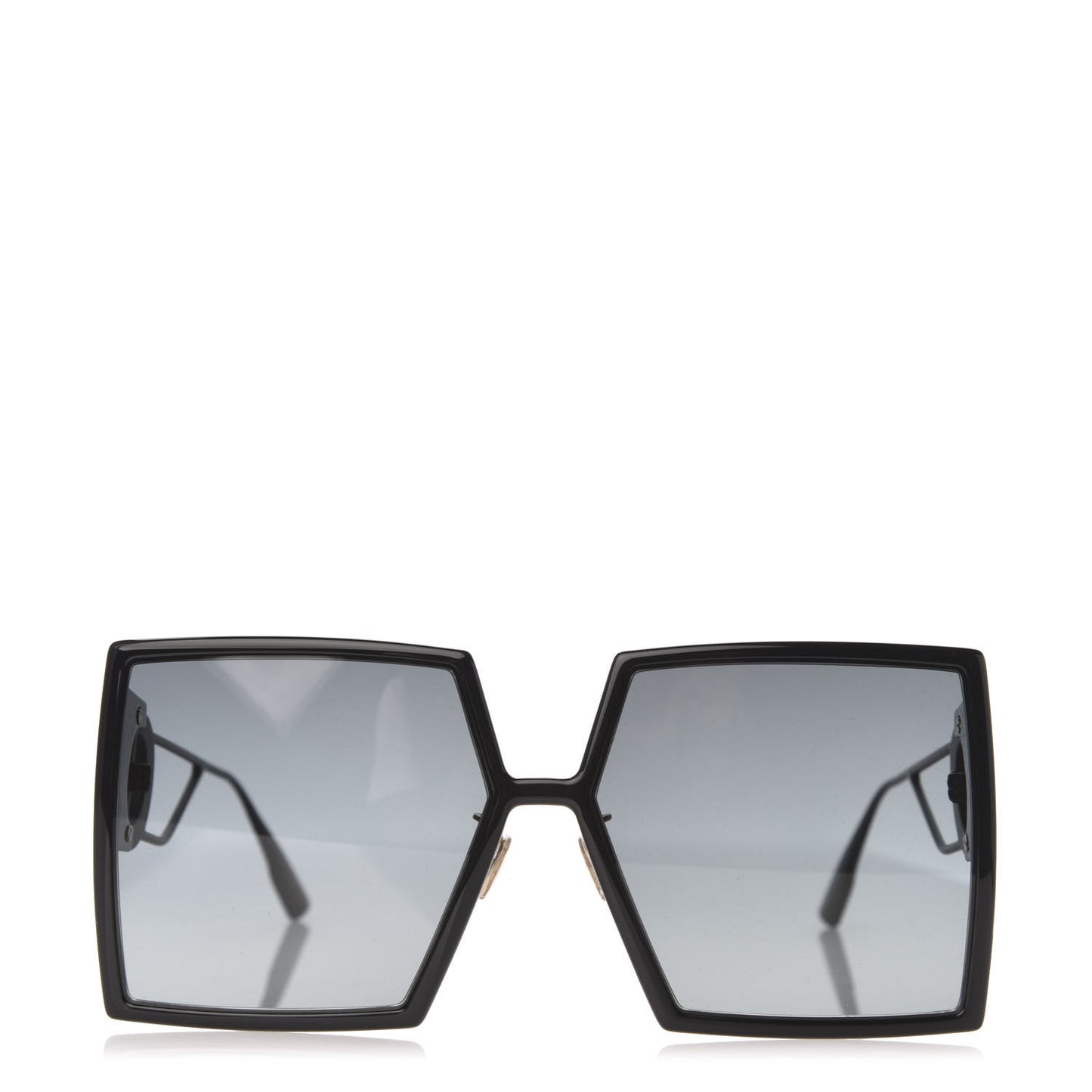 Square 30 Montaigne Sunglasses Black