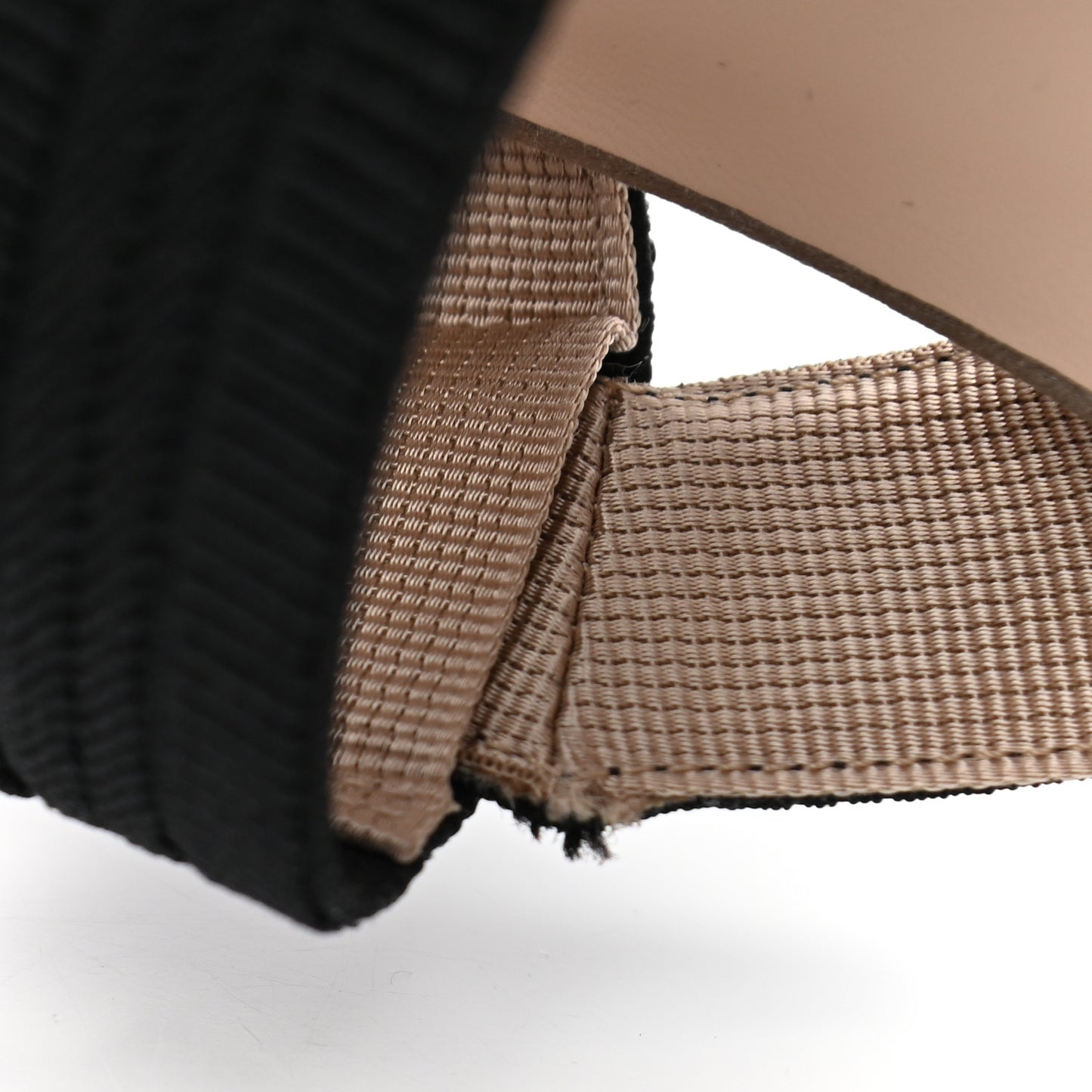 Satin Technical Mesh Crystal Embellished Colibri Slingback Ballerina Flats 36 Beige Black