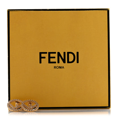 Fendi Metal Crystal F is Fendi Earrings Gold 5 of 5