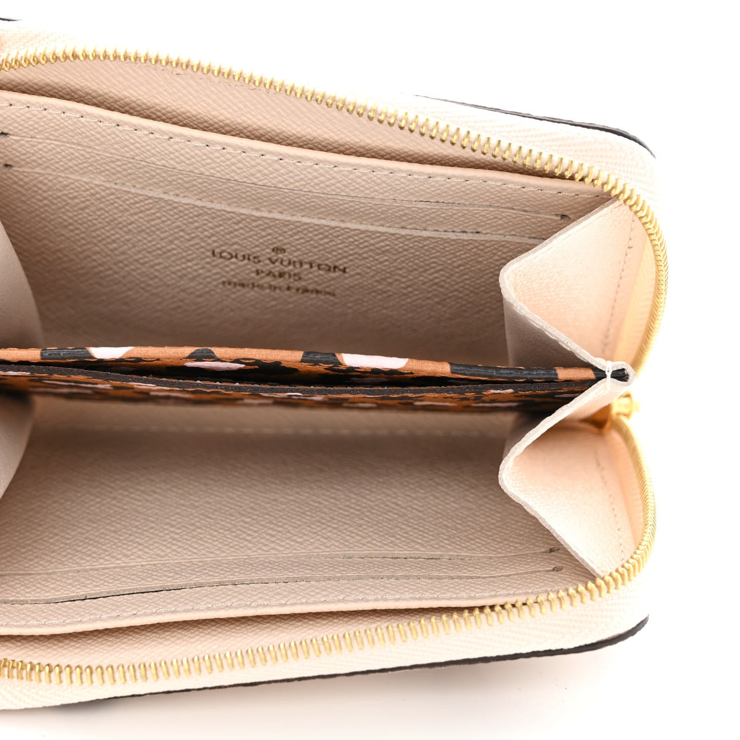 Monogram Giant Wild At Heart Zippy Coin Purse Creme
