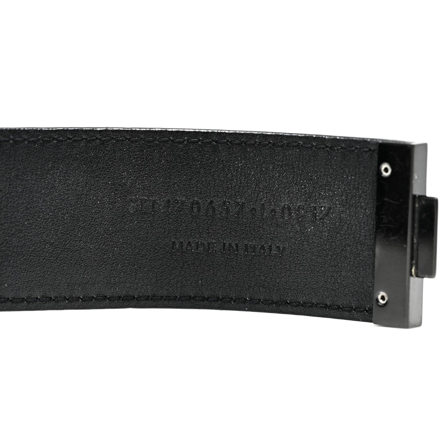 Calfskin Monogram Bracelet Black