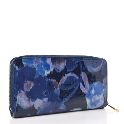 Louis Vuitton Vernis Ikat Zippy Wallet Grand Blue 3 of 8