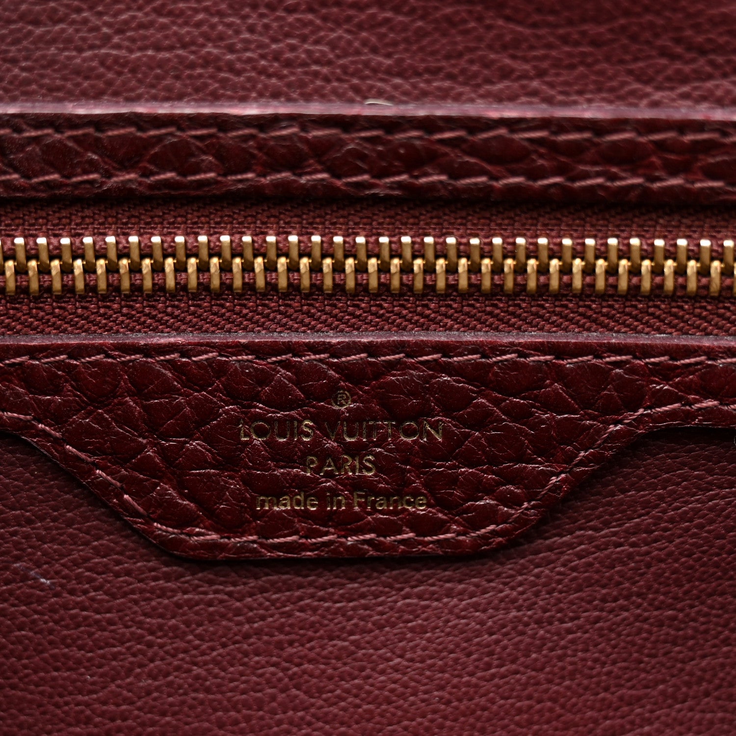 Louis Vuitton Ostrich Lizard Majestueux Tote MM Bordeaux 6 of 13
