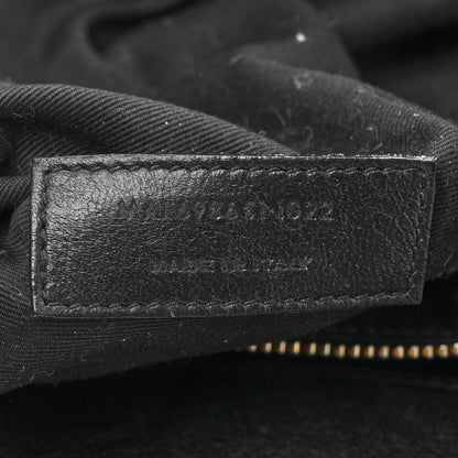 Saint Laurent Lambskin Quilted Maxi Icare Shopping Tote Black 8 of 18