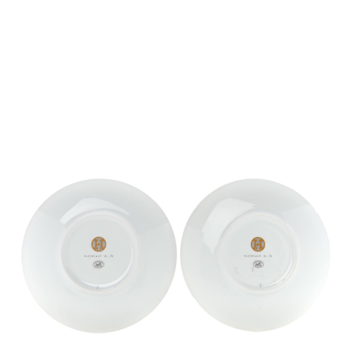 Porcelain Mosaique Au 24 Bread And Butter Plate Set of 2 Gold