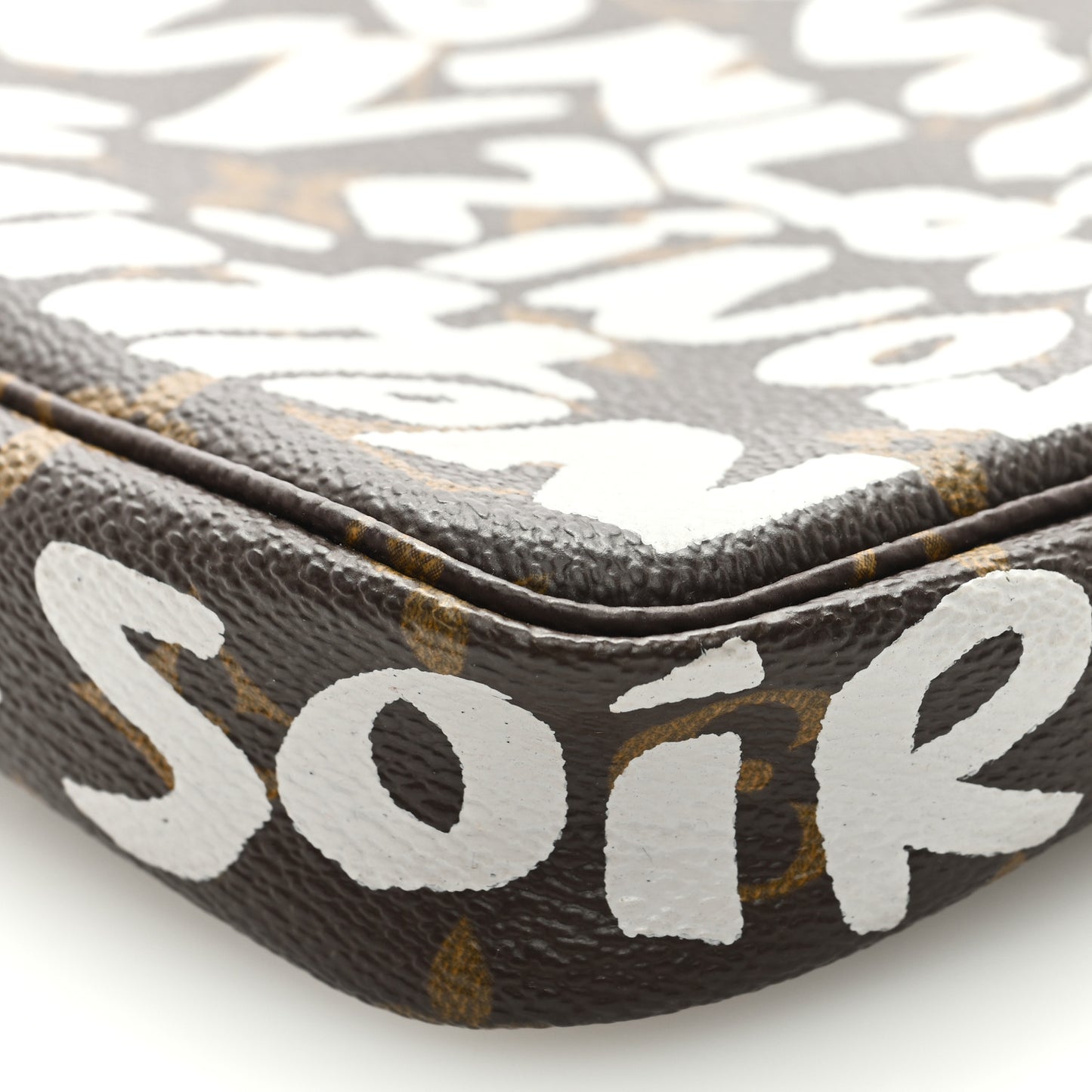 Monogram Graffiti Pochette Accessories Silver