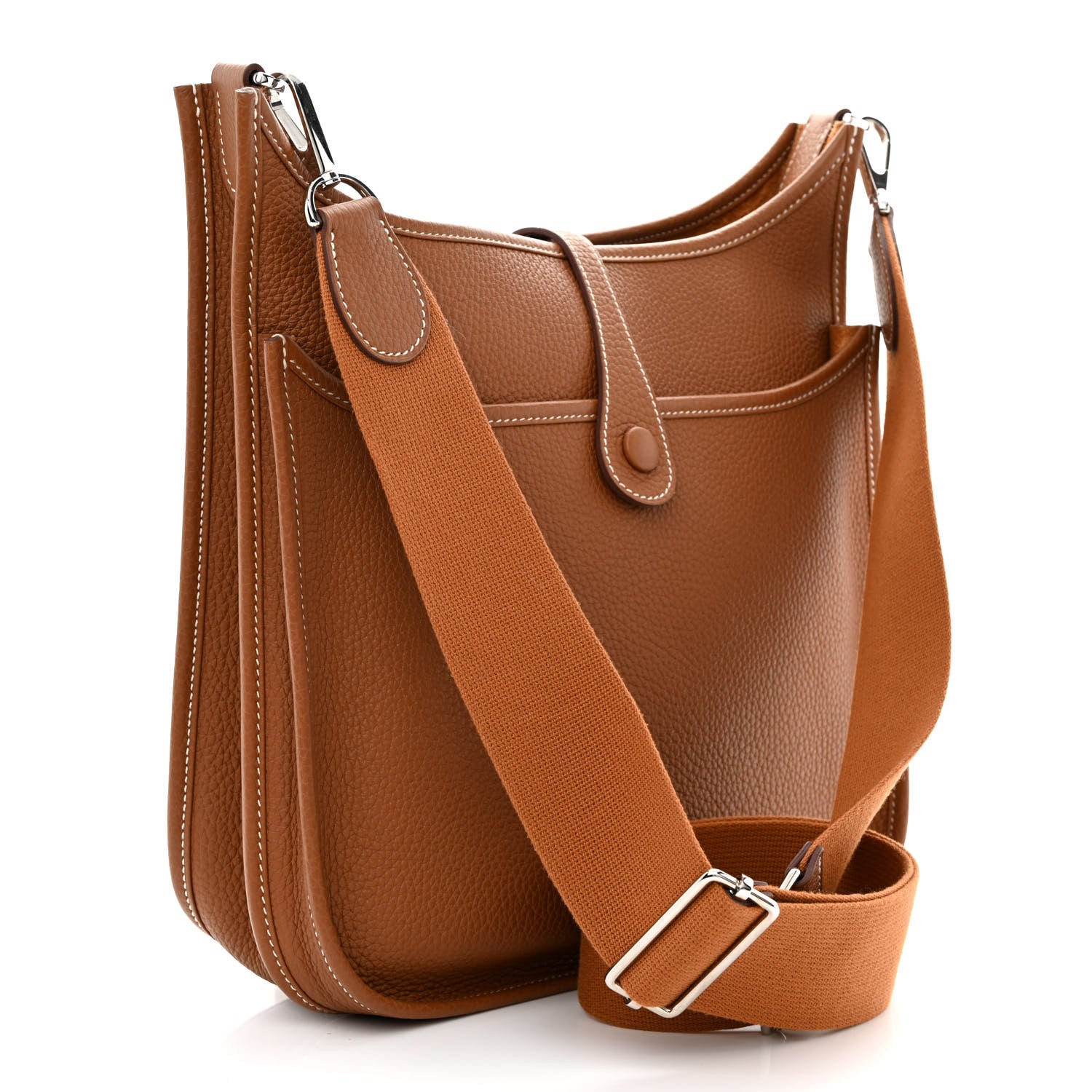 Hermes Taurillon Clemence Evelyne III PM Gold 3 of 11