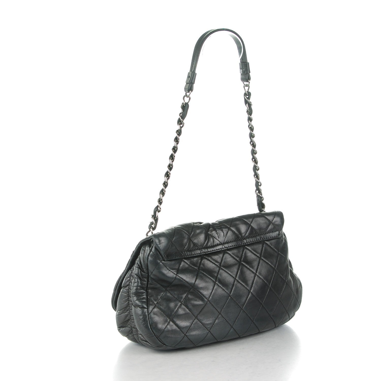 Chanel Lambskin Quilted Small Sharpei Flap Black 2 of 9
