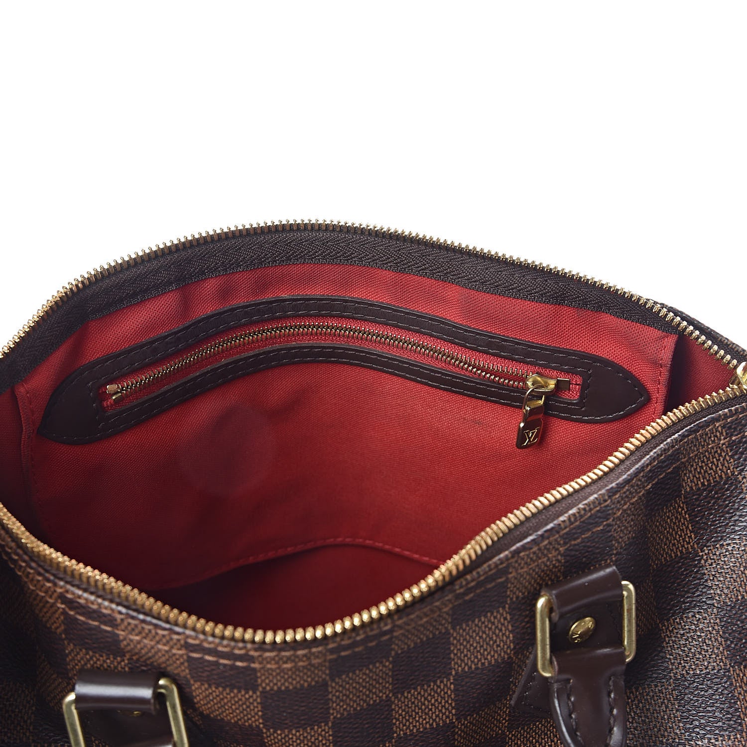 Louis Vuitton Damier Ebene Speedy Bandouliere 30 8 of 11