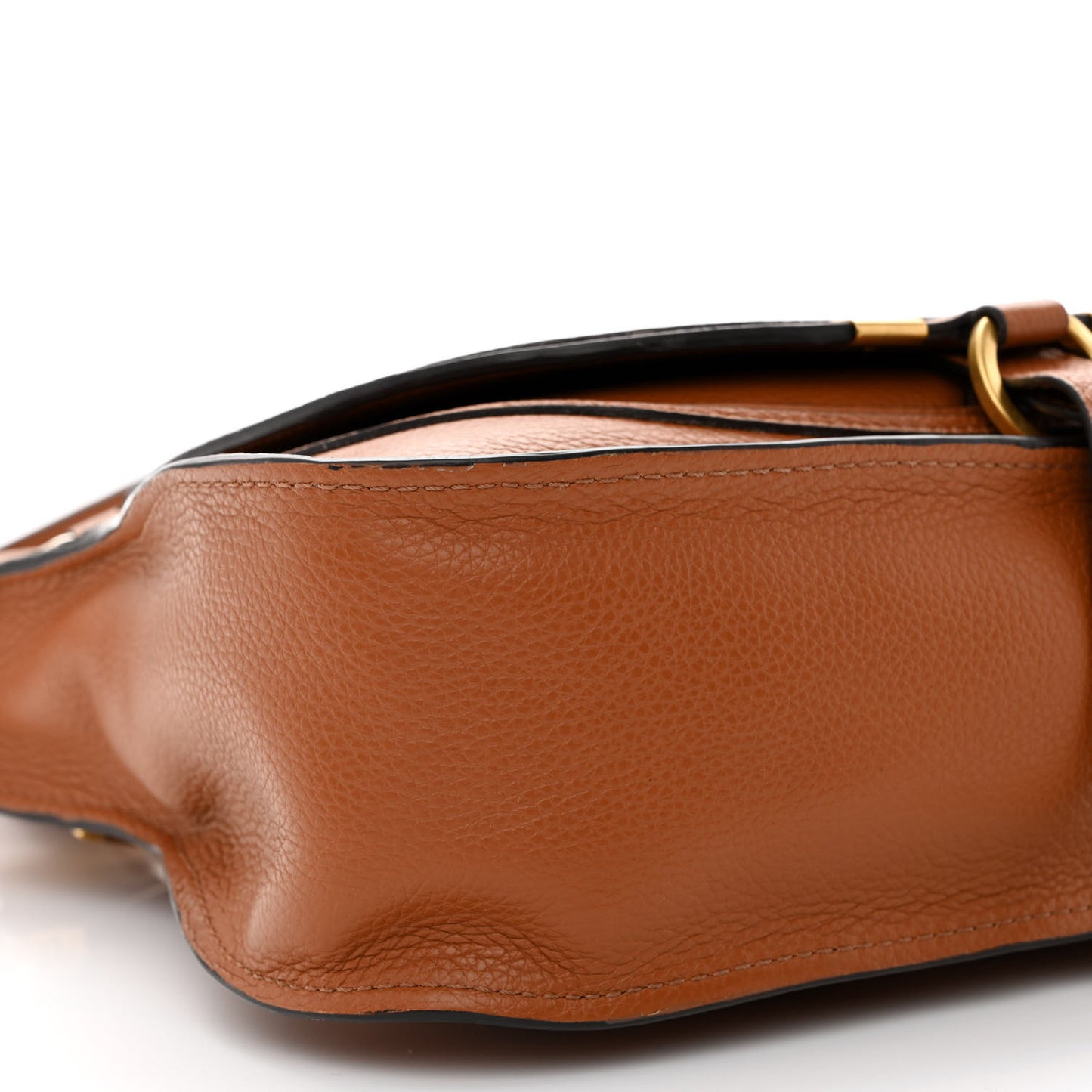Calfskin Small Marcie Satchel Tan