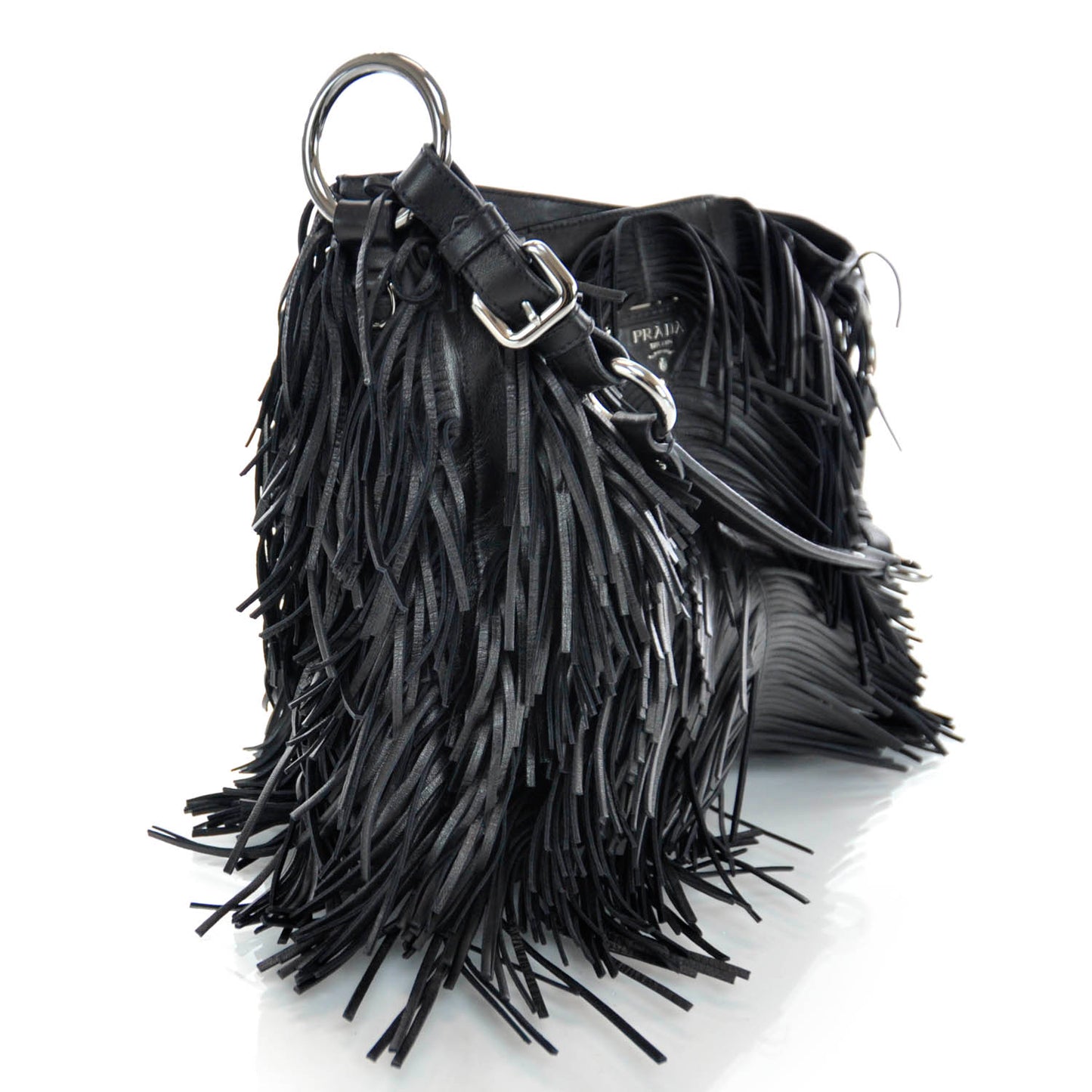Fringe Hobo Black
