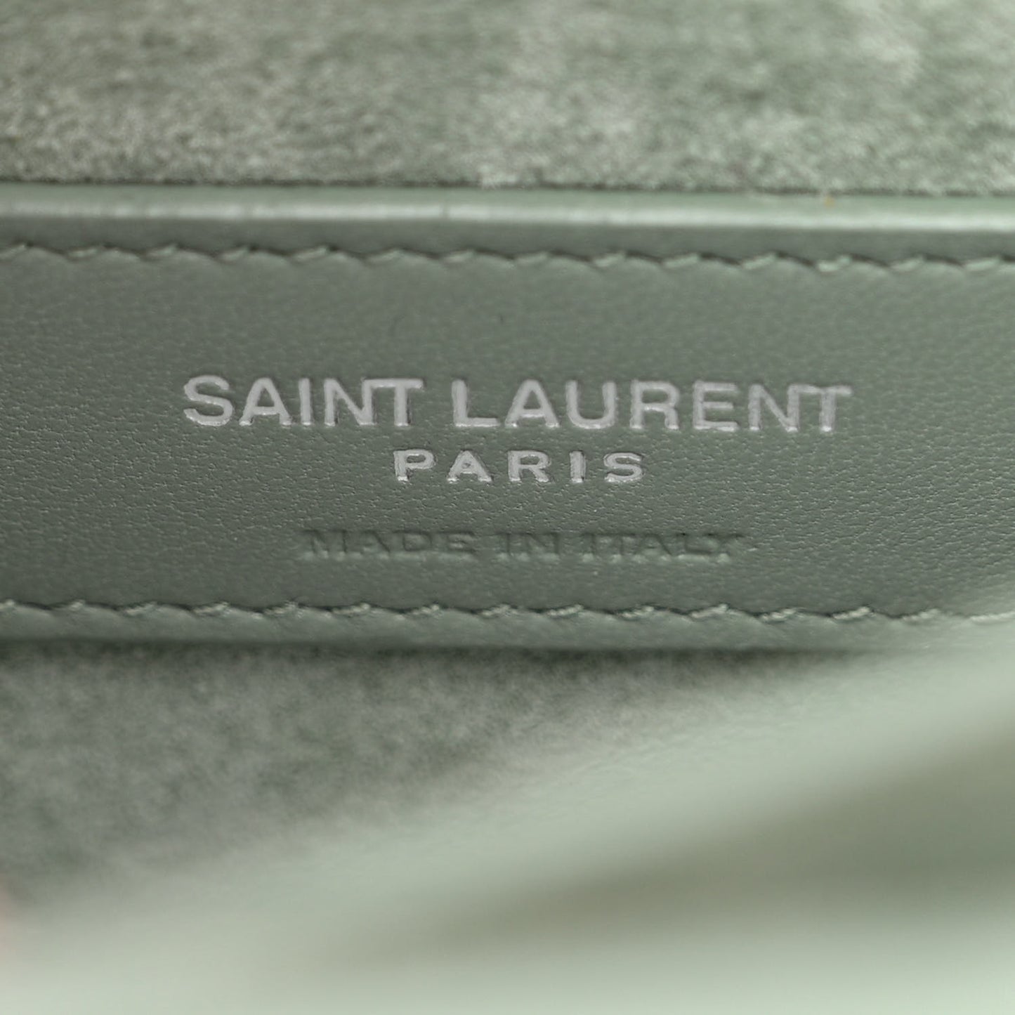 Calfskin Small Monogram Sunset Vert Opaline