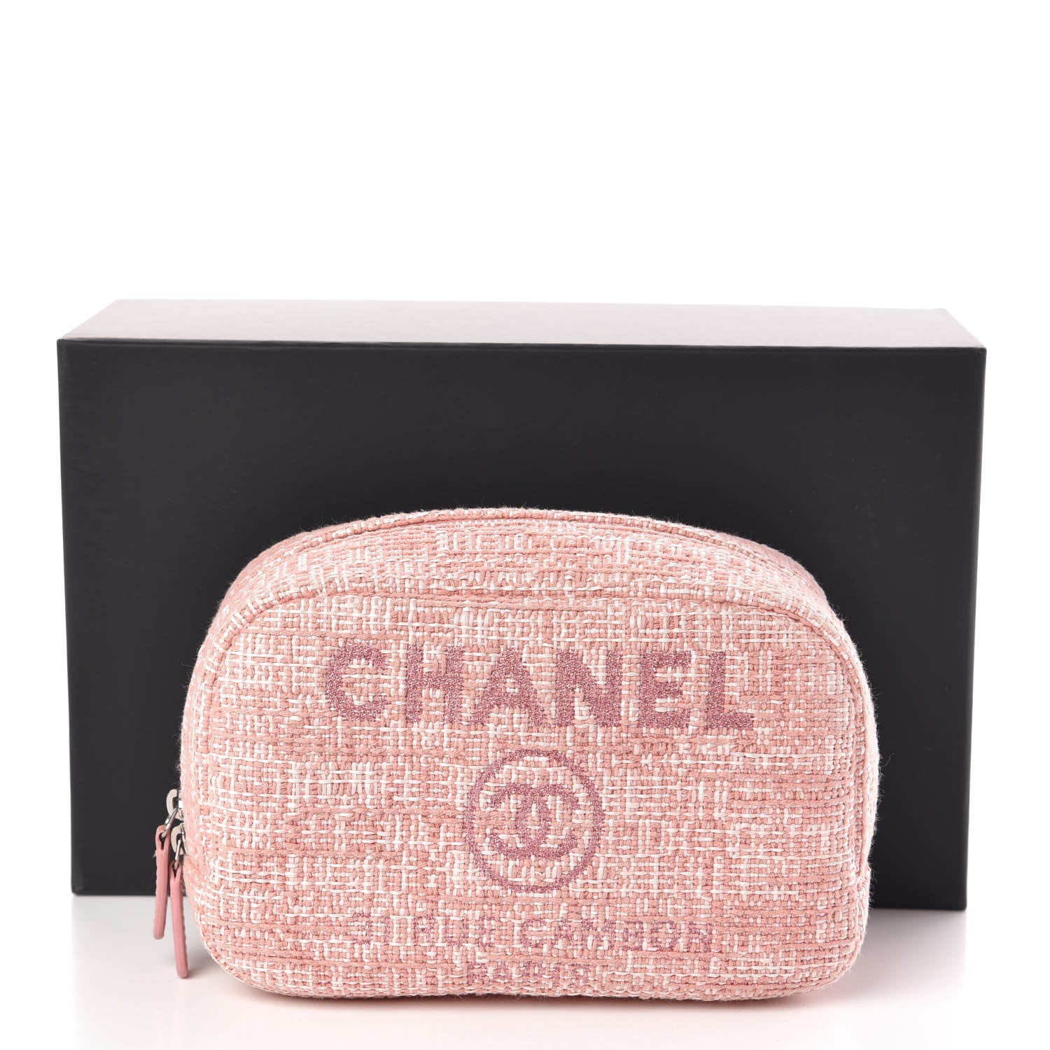 Chanel Canvas Small Deauville Case Pink 8 of 8