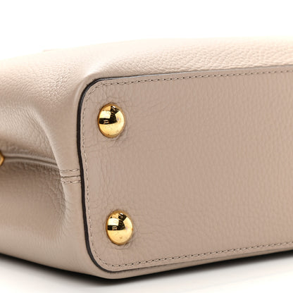 Louis Vuitton Taurillon Ayers Capucines BB Galet 8 of 9