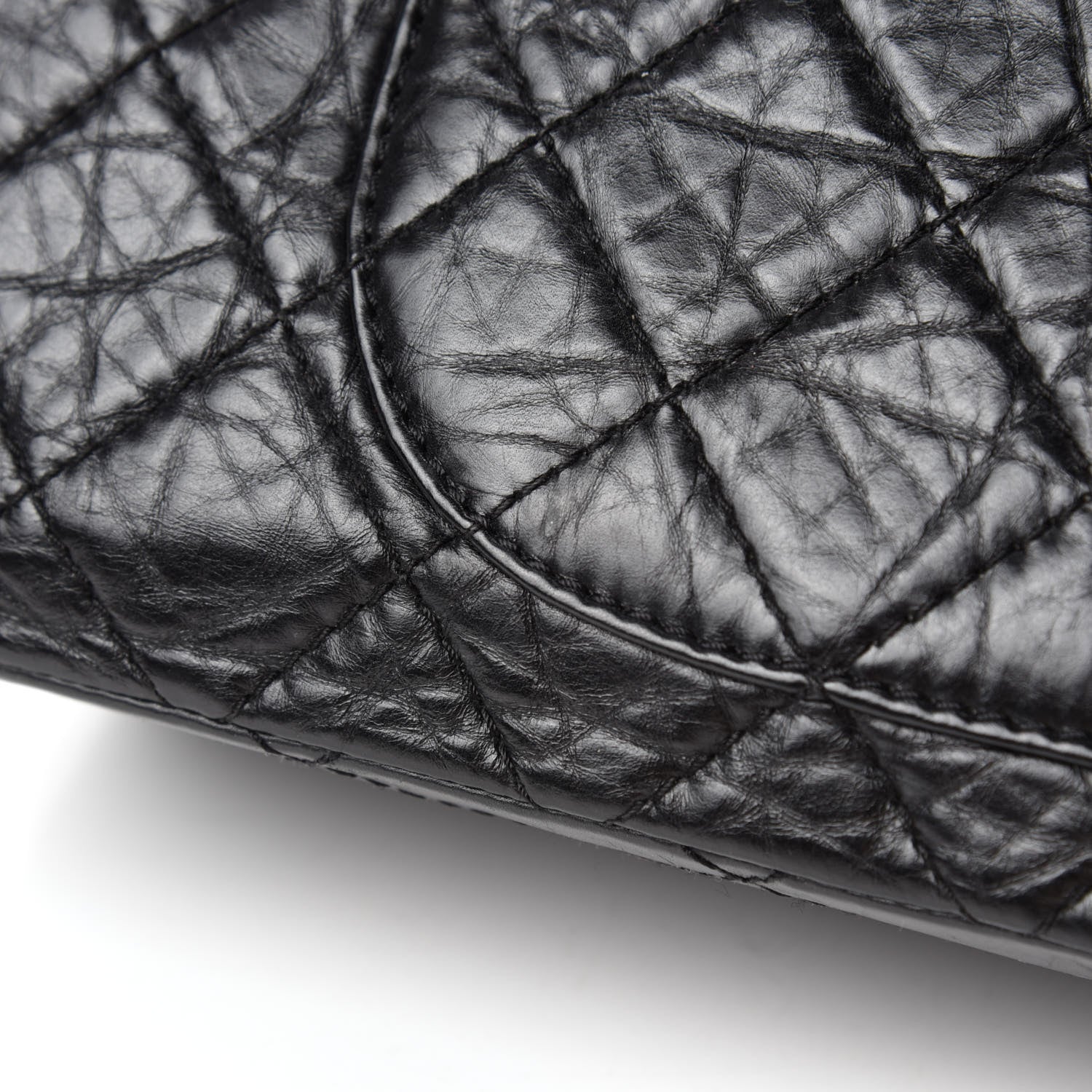Chanel Aged Calfskin Quilted 2.55 Reissue 227 Flap Black 8 of 15