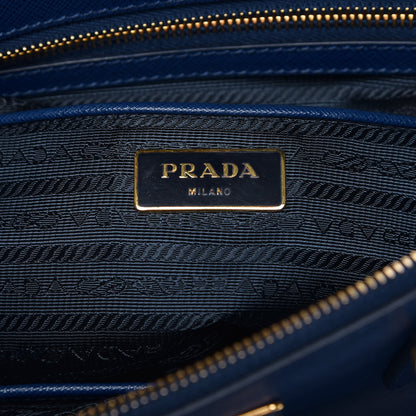 Prada Saffiano Large Galleria Double Zip Tote Bluette 6 of 15